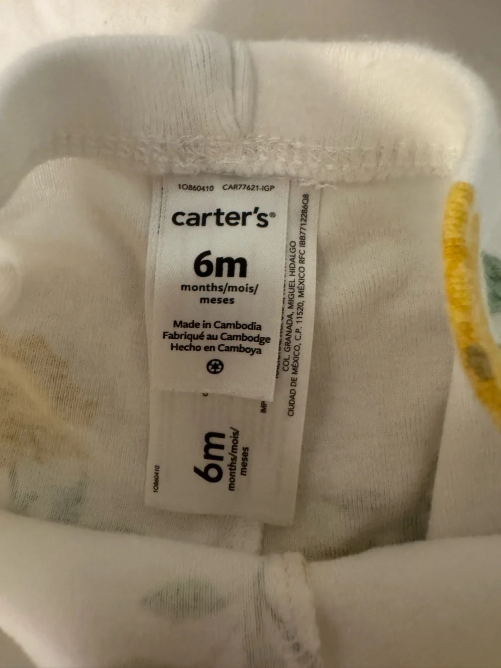 Carter’s Marigold Floral 2-Piece Outfit Set | 6 Months